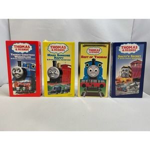 RARE Thomas The Tank Engine And Friends VHS Lot (4) Excellent Condition Tested!